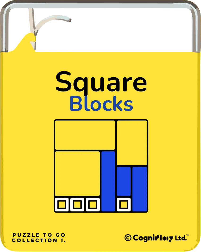 The Square Blocks boxed edition, front of pack.